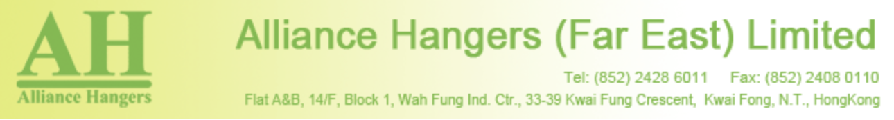 Alliance Hangers (Far East) Limited